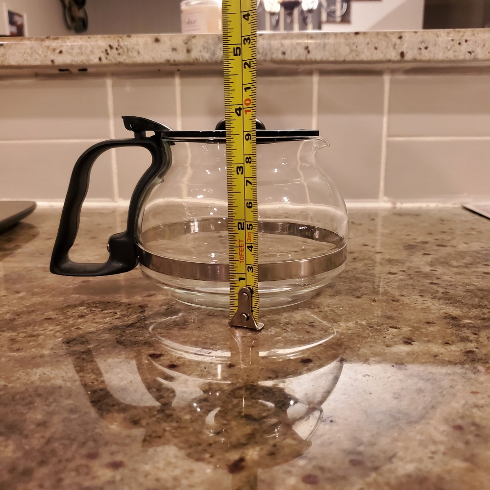 Carafe 4 cup Glass Universal‎ Black - Picture 8 of 9